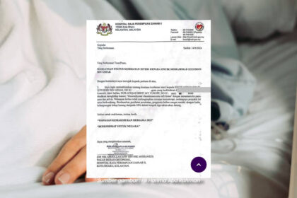Isteri Hidap Kanser Tahap 4, KPM Beri Cuti Khas Guru Di Sarawak Untuk Jaga Isteri Di Kelantan