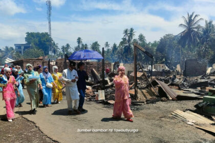 Kampung Terbakar, Keluarga Pengantin Tabah Teruskan Majlis Perkahwinan Di Tawau