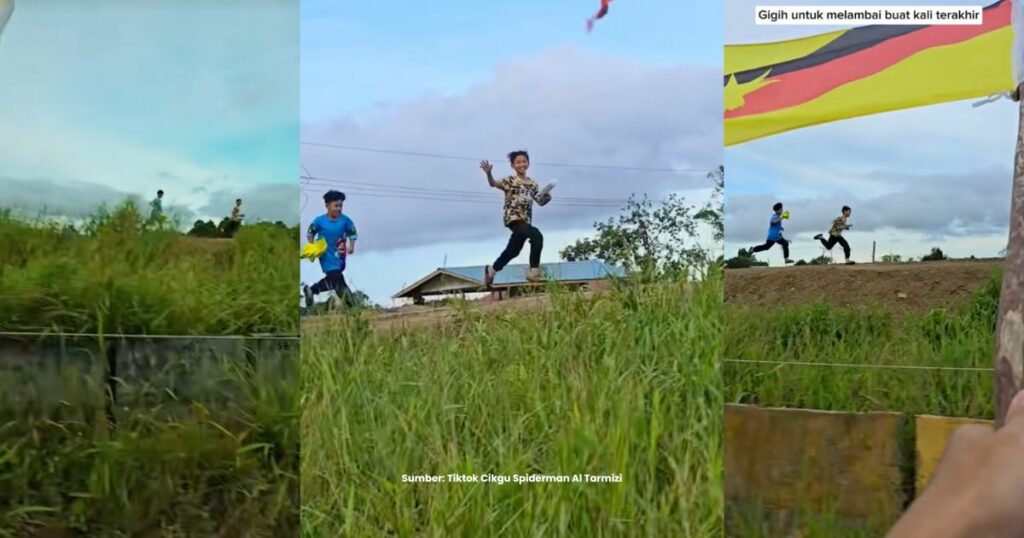 Tidak Lagi Berkhidmat Di Sarawak, Murid Kejar Cikgu Spiderman Viral Sampai Hujung Jalan.