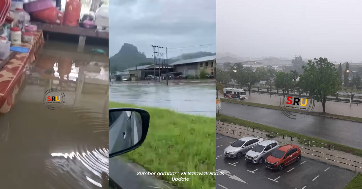 TERKINI: Keadaan Banjir Teruk Beberapa Tempat Di Kuching Dan Serian