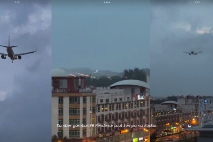 Tular Video Kapal Terbang Alami Kesukaran Mendarat Di KKIA