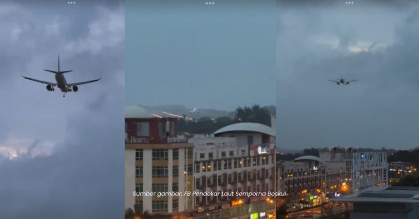 Tular Video Kapal Terbang Alami Kesukaran Mendarat Di KKIA