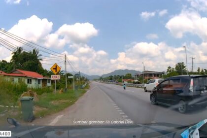 [VIDEO] Kanak-Kanak Berlari Di Highway Serian, Tindakan Pantas Pemandu Dipuji