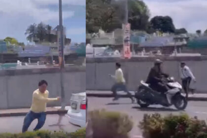 Tular Aksi Kejar-Kejar Di Roadblock Tawau, Gelagatnya Bikin Netizen Terhibur