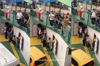 Tular Gelagat Penumpang Feri Menari Sambil Menunggu Di Labuan Cuit Hati Netizen