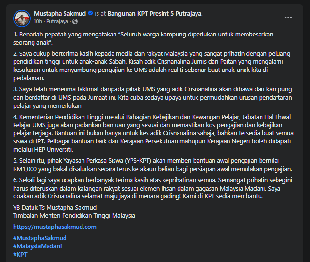 Hampir Terlepas Pendaftaran UMS, Tular Anak Petani Sabah Kini Bakal Jejak Kaki Di Universiti