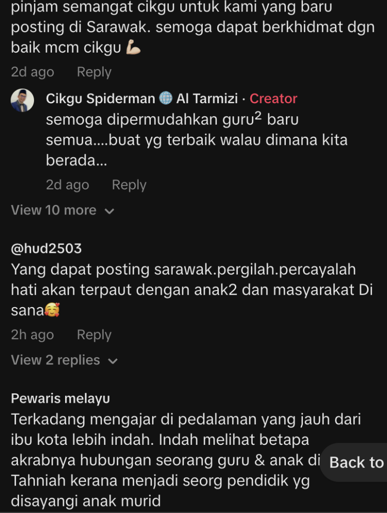 Tidak Lagi Berkhidmat Di Sarawak, Murid Kejar Cikgu Spiderman Viral Sampai Hujung Jalan.