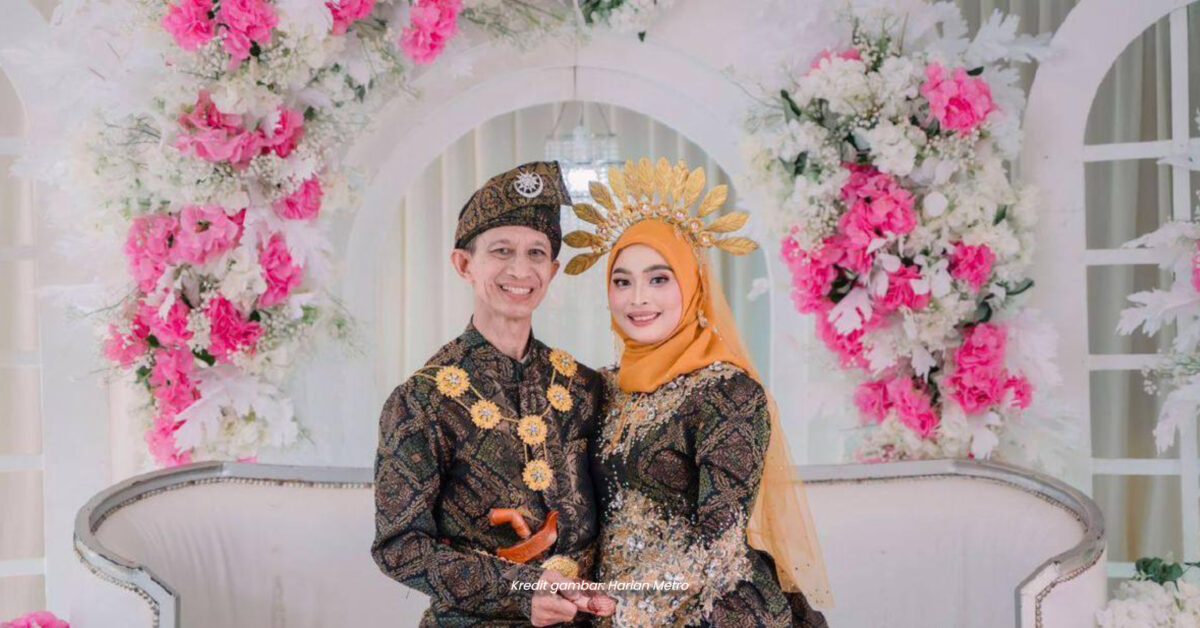 Jarak Usia 33 Tahun, Pasangan Bahagia Dari Sabah Ini Tular Di Media Sosial