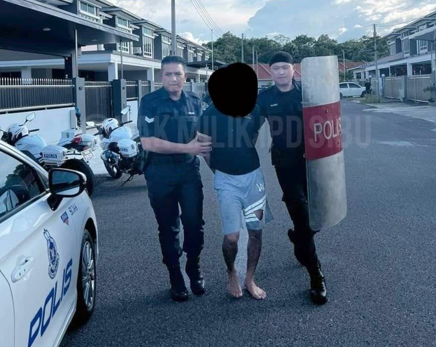 Cubaan Pecah Masuk Rumah Gagal, Suspek Ditangkap Sembunyi Dalam Tandas Di Sibu