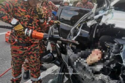 2 Kenderaan Bertembung Di Pan Borneo, 8 Individu Maut Dalam Kemalangan Tragis