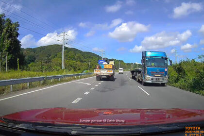 Tular Lori Lawan Arus Di Pan Borneo Sabah, Netizen Desak JPJ Ambil Tindakan