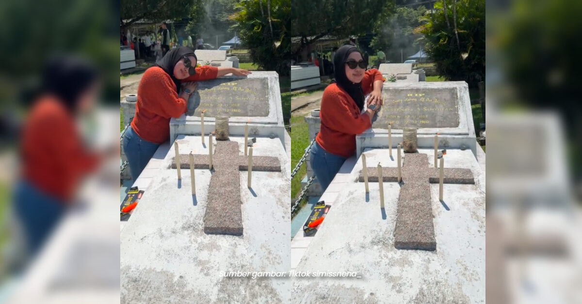 Wanita Muslim Sabahan Dikecam Gara-Gara Lawat Perkuburan Kristian, Ini Respon Beliau