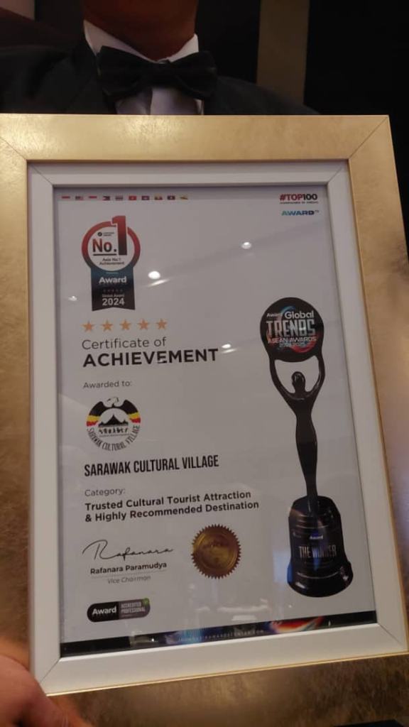 Sarawak Cultural Village Berjaya Bawa Pulang Anugerah Dari Indonesia