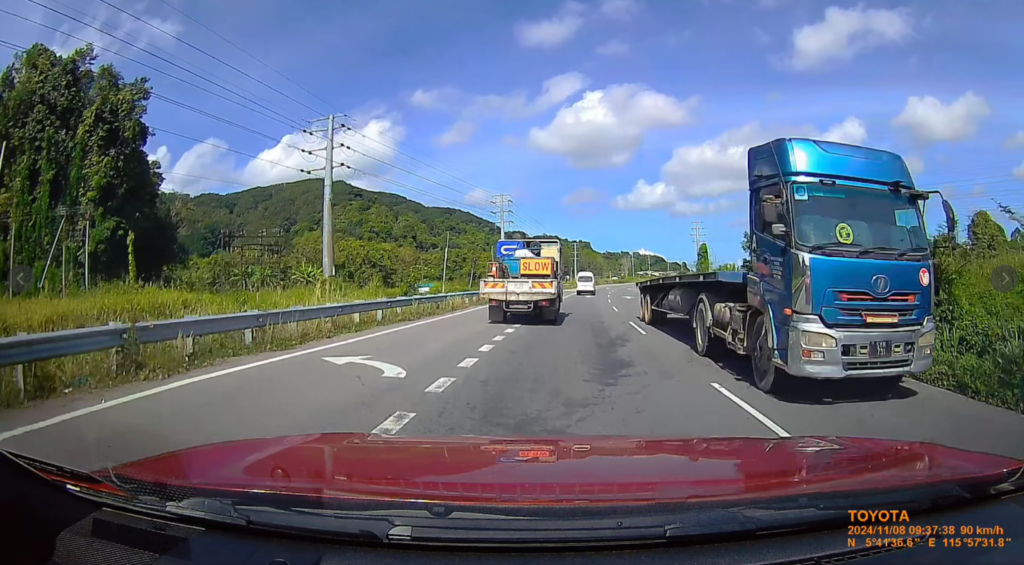 Tular Lori Lawan Arus Di Pan Borneo Sabah, Netizen Desak JPJ Ambil Tindakan