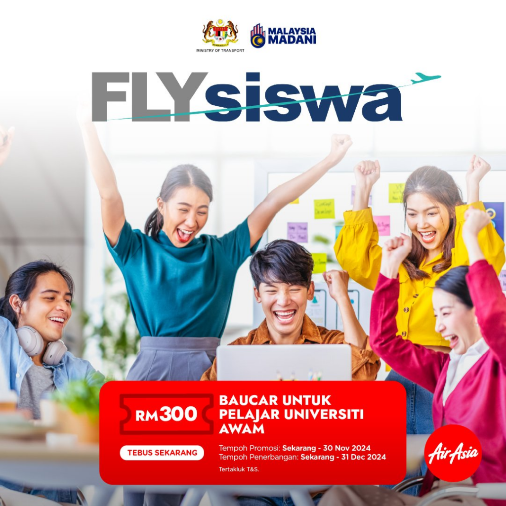 Dijadikan Inisiatif Tahunan, Pelajar IPT Sabah Dan Sarawak Terus Dapat Manfaat Program FLYsiswa