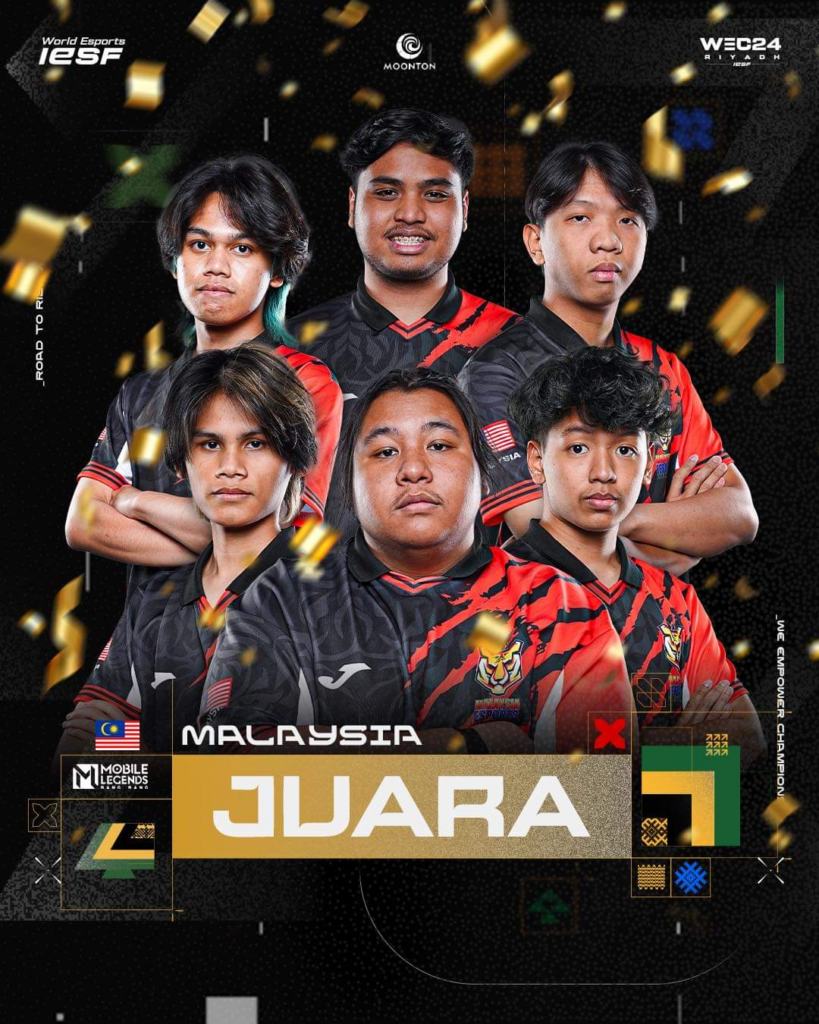 Ealtond Rayner, Anak Sabah Dalam Pasukan e-Sukan Malaysia Muncul Juara Kejohanan IESF 2024