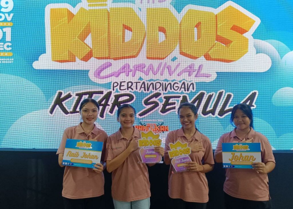 Pelajar Kosmetologi KV Keningau Johan Dan Naib Johan Pertandingan Kitar Semula