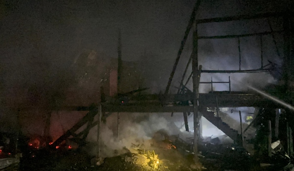 7 Unit Kuarters Di Kem PGA Lanang Sibu Hangus Dijilat Api