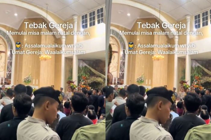 Tular Gereja Di Indonesia Mulakan Misa Krismas Dengan Memberi Salam