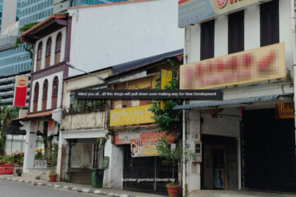 Bangunan Kedai Di Jalan P.Ramlee Kuching Bakal Diroboh Untuk Pembangunan Baharu