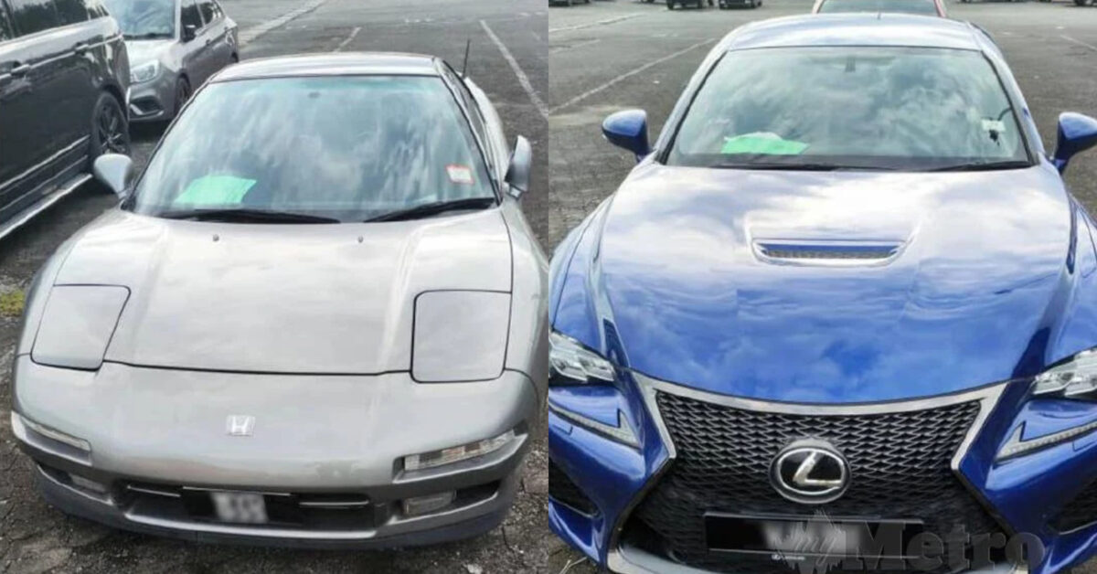 Cubaan Seludup 2 Kereta Mewah Bernilai RM354K Di Pending Disita Kastam