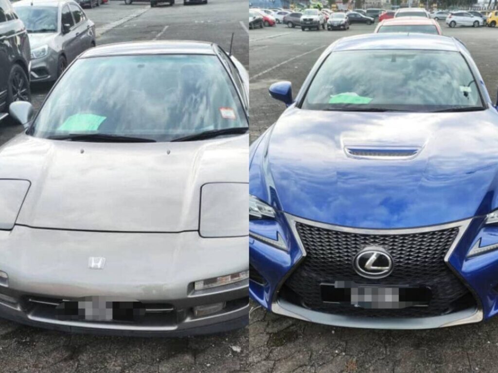 Cubaan Seludup 2 Kereta Mewah Bernilai RM354K Di Pending Disita Kastam