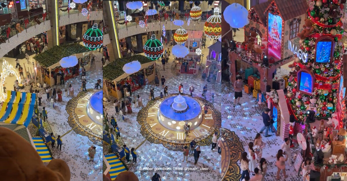 Magical Seperti Filem Disney, Dekorasi Krismas Di Imago Sabah Buat Netizen Teruja