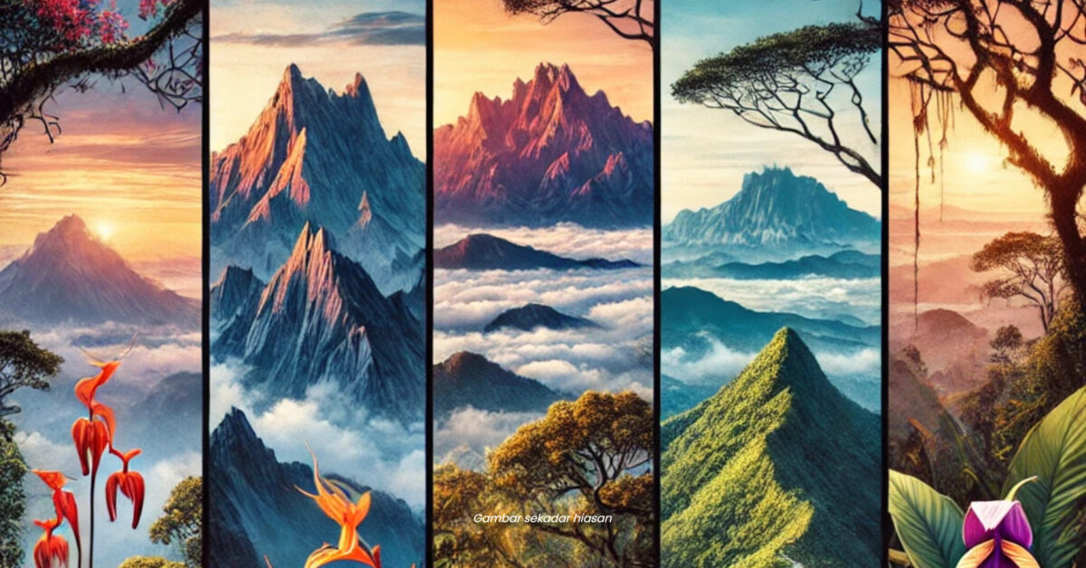 Syurga Alam Untuk Ditakluki, Ini 5 Destinasi Gunung Tertinggi Di Sabah