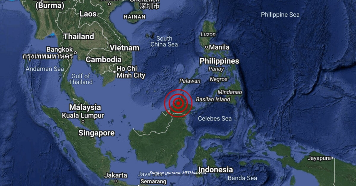 [TERKINI] Sabah Alami Gegaran Gempa Bumi Dua Hari Berturut-Turut