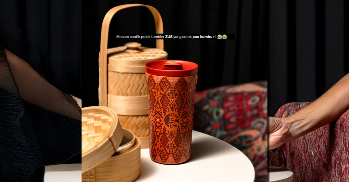 Tonjol Identiti Sarawak, ZUS Coffee Lancar Tumbler Edisi Terhad Corak Pua Kumbu