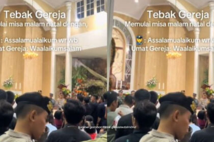 Tular Gereja Di Indonesia Mulakan Misa Krismas Dengan Memberi Salam