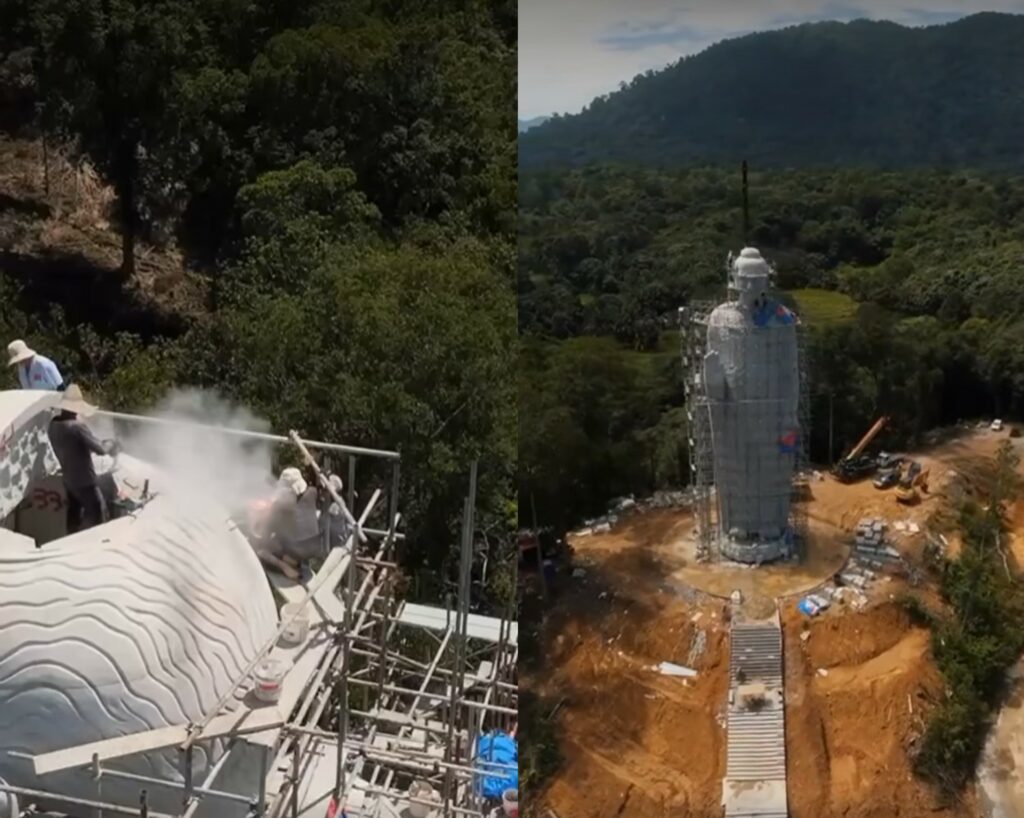 Patung Buddha Gergasi Di Sarawak Ini Bakal Jadi Patung Tertinggi Di Malaysia