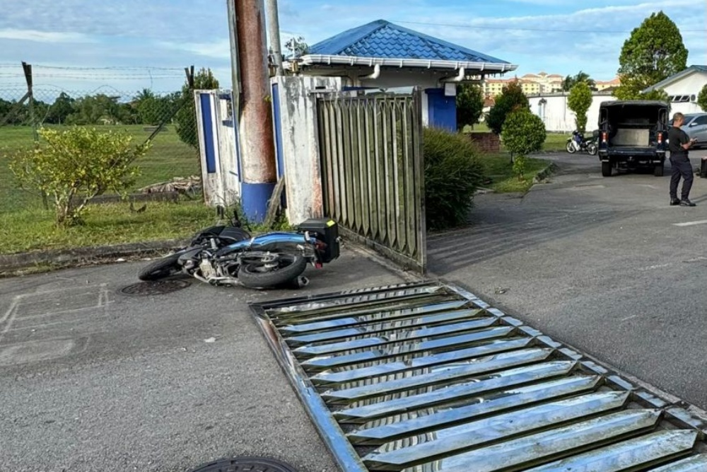 Suspek Ragut Rempuh Pagar Besi, Maut Dalam Cubaan Melarikan Diri Di Batu Kawa