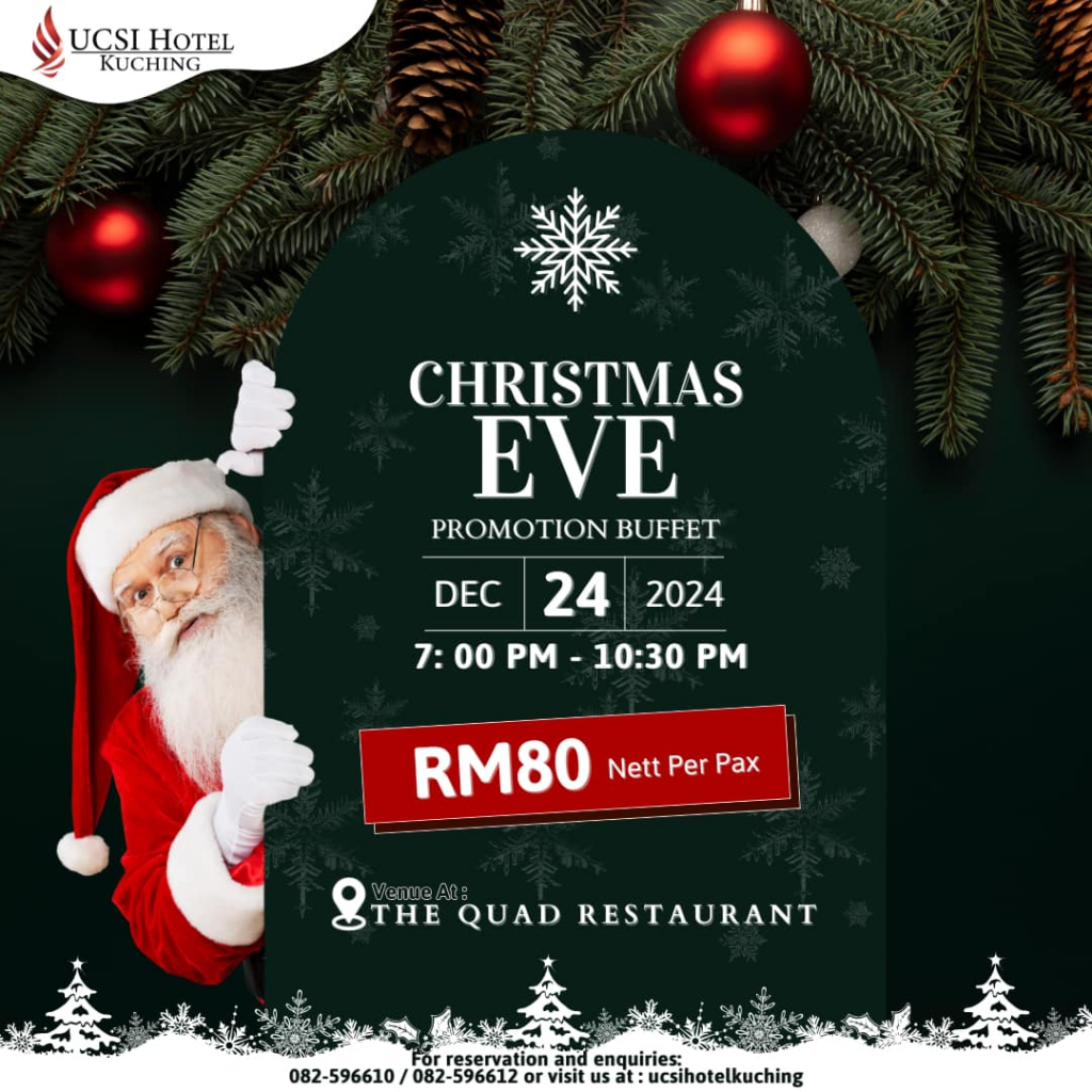 Ini Senarai Buffet Krismas Bawah RM100 Di Kuching 2024