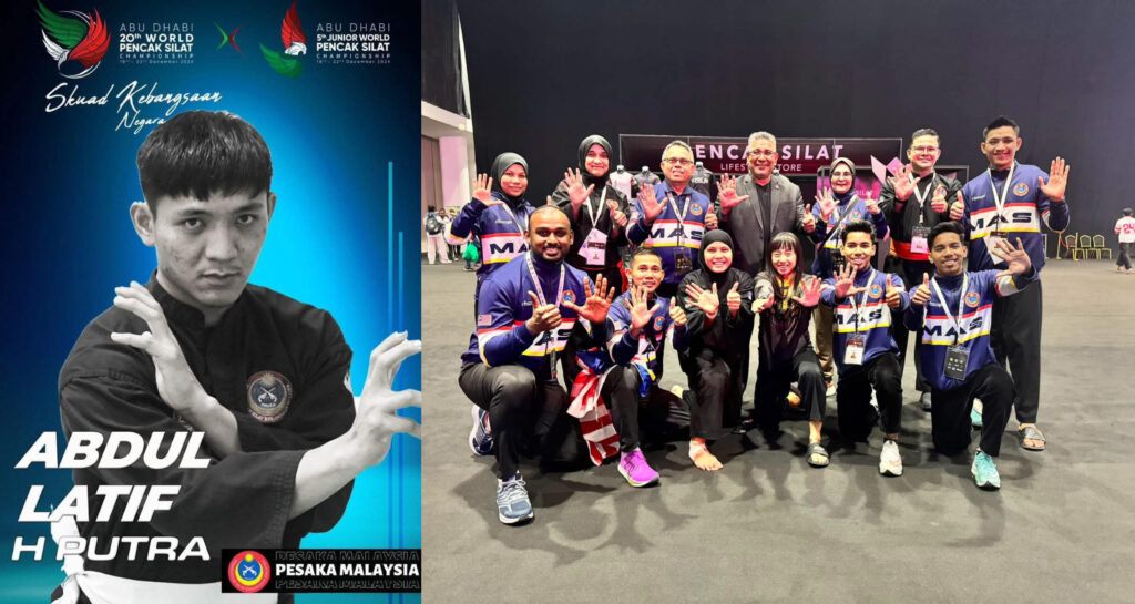 Atlet Keempat, Abdul Latif Maxzakir Rangkul Juara Dunia Silat Di Abu Dhabi