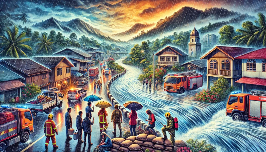 Hujan Lebat Berterusan, 799 Kawasan Berisiko Banjir Dikenal Pasti Di Sabah