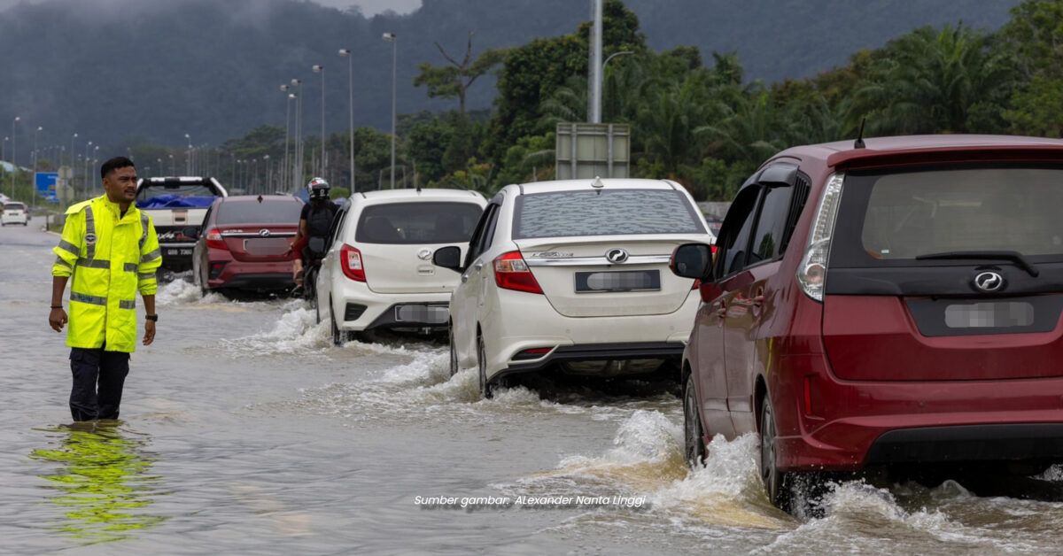 Empat Laluan Di Lebuhraya Pan Borneo Terjejas Akibat Banjir