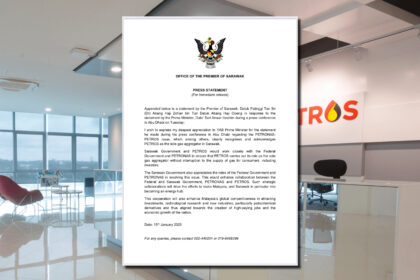 PMX Iktiraf PETROS Sebagai Agregator Gas Tunggal Di Sarawak