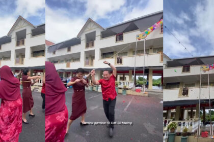 SMK Sungai Maong Rai Tahun Baru Cina Dengan Belon Gantikan Mercun Tarik Perhatian Ramai