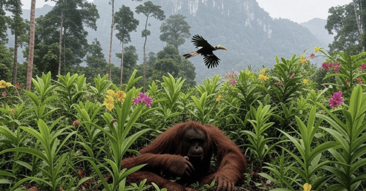 Keunikan Flora dan Fauna di Borneo: Khazanah Alam yang Menakjubkan