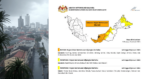 Amaran Hujan Berterusan di Sarawak dan Sabah Hingga Akhir Januari
