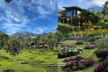 Vila Mewah Dalam Taman Bunga Dengan View Gunung Kinabalu, Macam Dekat New Zealand