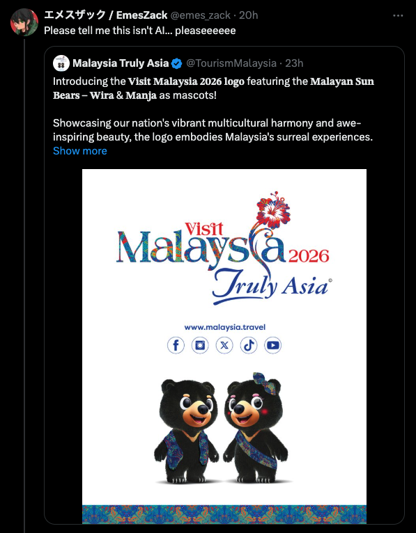 Tular Maskot Beruang Madu Dipersoal Guna AI, Anak Pelukis Tunjuk Lukisan Realistik Bapanya