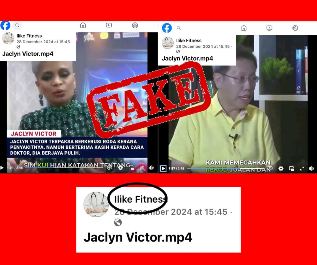 Tular Video Timbalan Premier Sarawak Dr Sim Disalah Guna AI Untuk Penipuan Produk