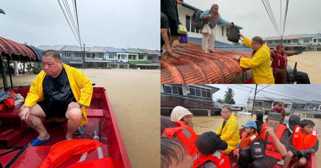 Dato Seri Tiong King Sing Turun Padang Bantu Mangsa Banjir Di Bintulu Buat Netizen Kagum