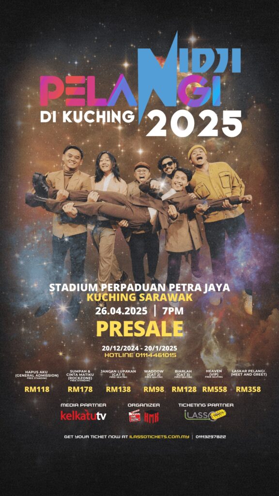 Nidji Kembali Gegarkan Sarawak April Ini