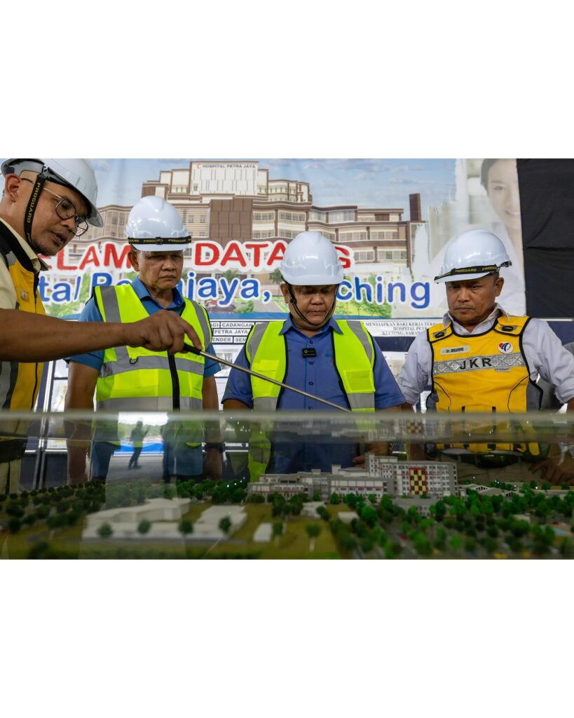 Hospital Petra Jaya Siap 76%, Dijangka Beroperasi Ogos 2024