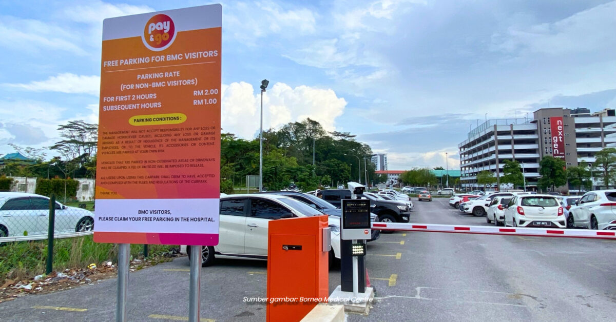 Borneo Medical Centre Perkenalkan Sistem Bayar Parkir Mulai Hari Ini