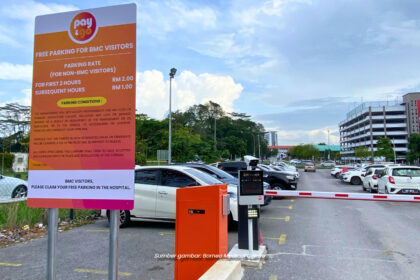 Borneo Medical Centre Perkenalkan Sistem Bayar Parkir Mulai Hari Ini
