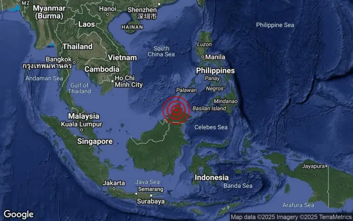 Gempa Bumi Lemah Gegarkan Kota Marudu Pagi Ini